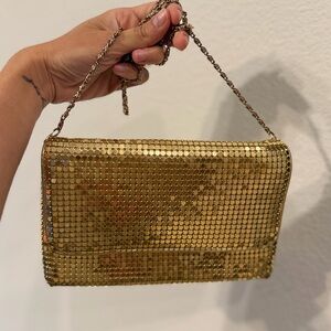 Gold Chainmail crossbody Bag - Women